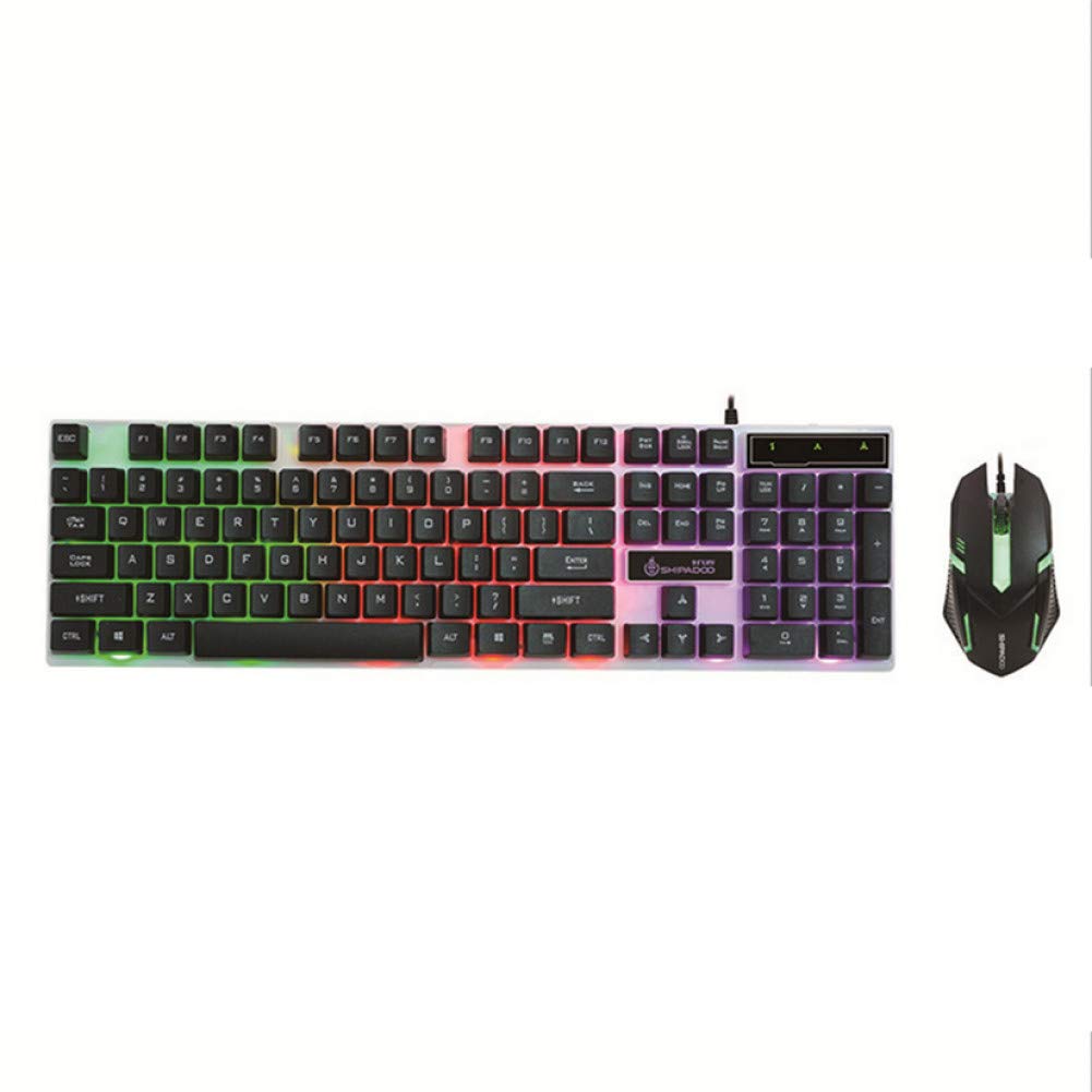 Keyboard Gaming Keyboard Backlit With Led Rgb Colorful Keycaps Illuminated Keyboard Gamer Similar Mechanical Feel