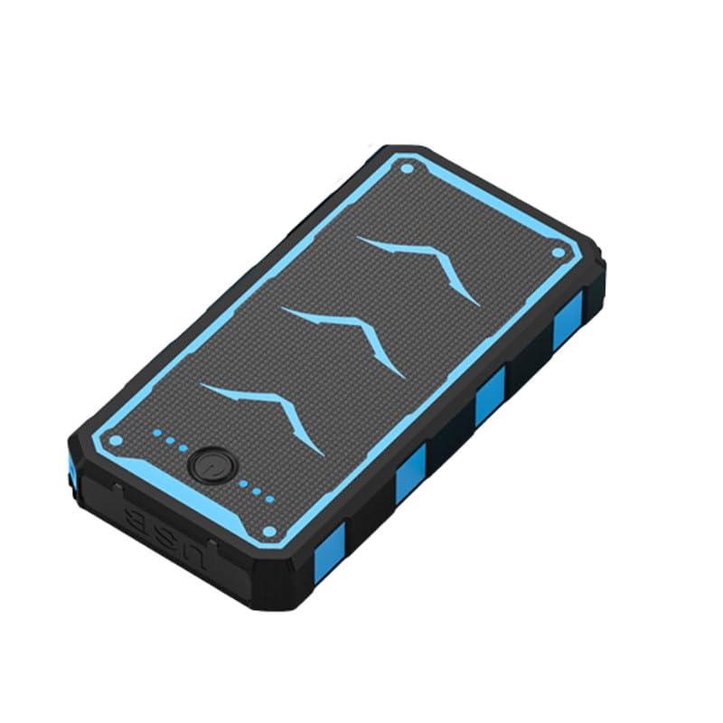 Mastyle® 20000mAh Solar Power Bank with LED Light Dual USB Fast Charging Large Capacity Mobile Charger