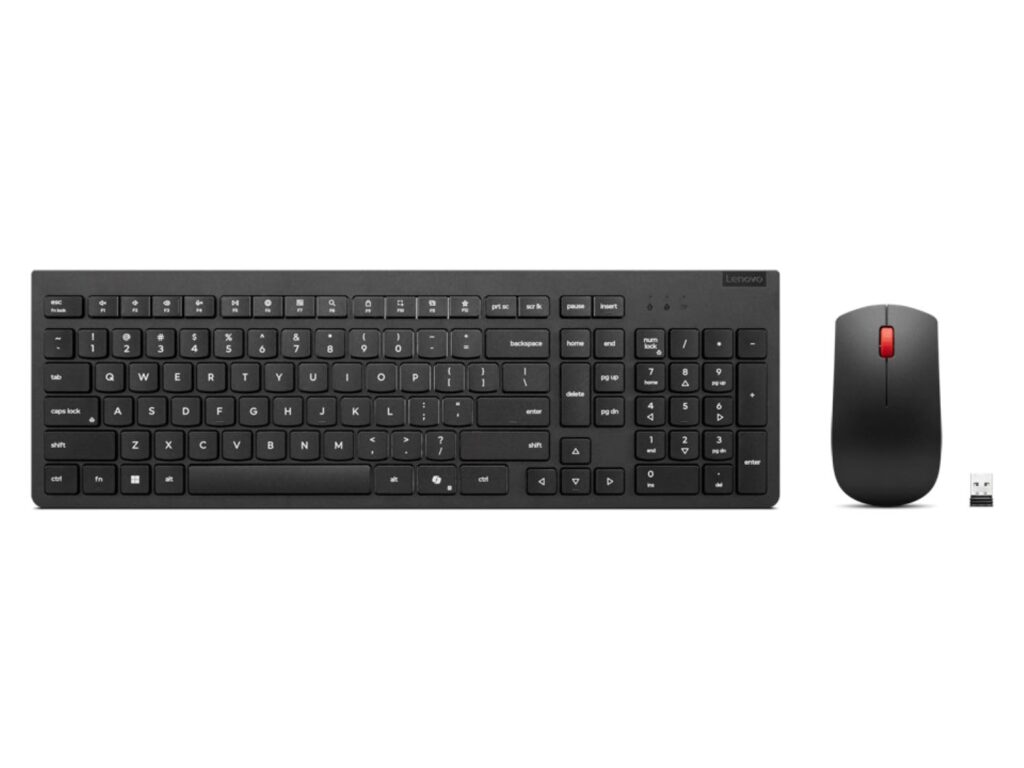 Lenovo 4X31N50708 Essential Wireless Combo Keyboard & Mouse Gen2 Black USEnglish 103P [4X31N50708]