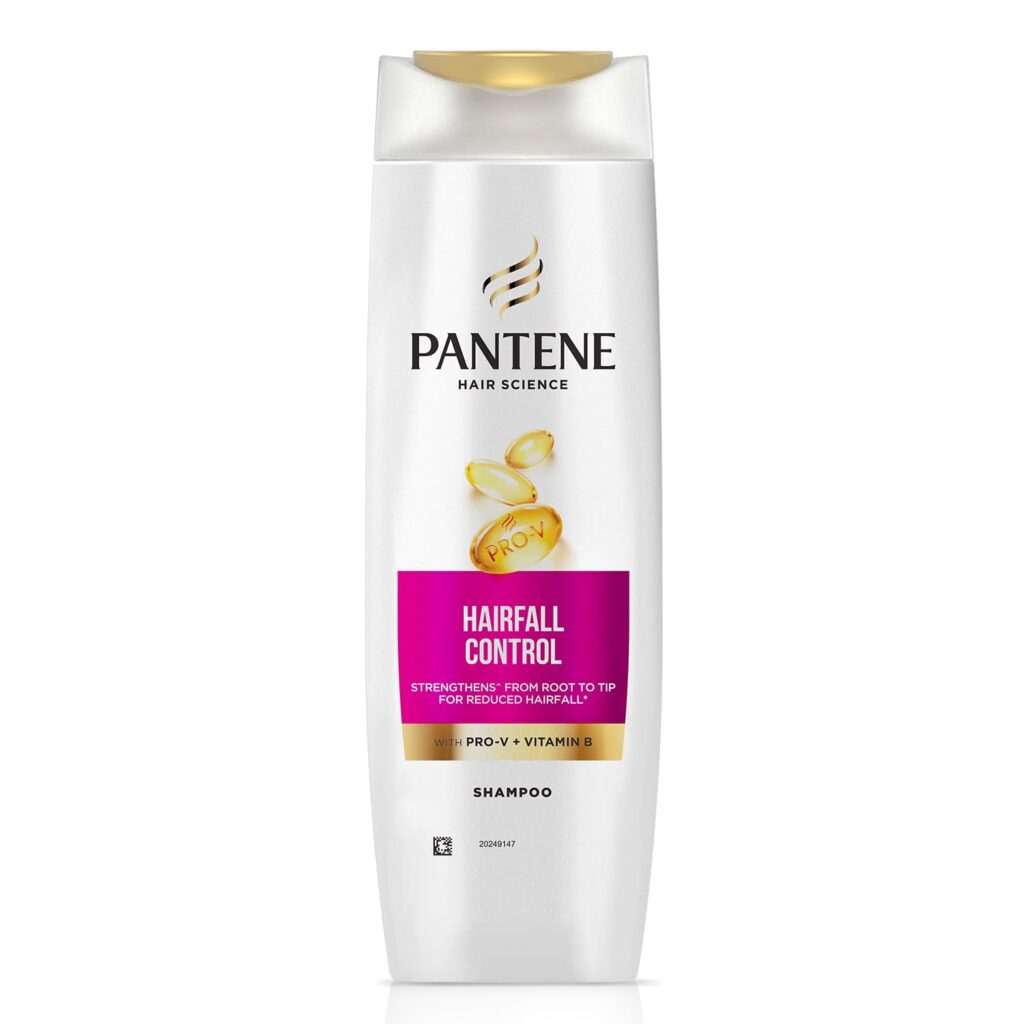 Pantene Advanced Hairfall Solution, Hairfall Control Shampoo, Pack of 1, 340ML, Pink