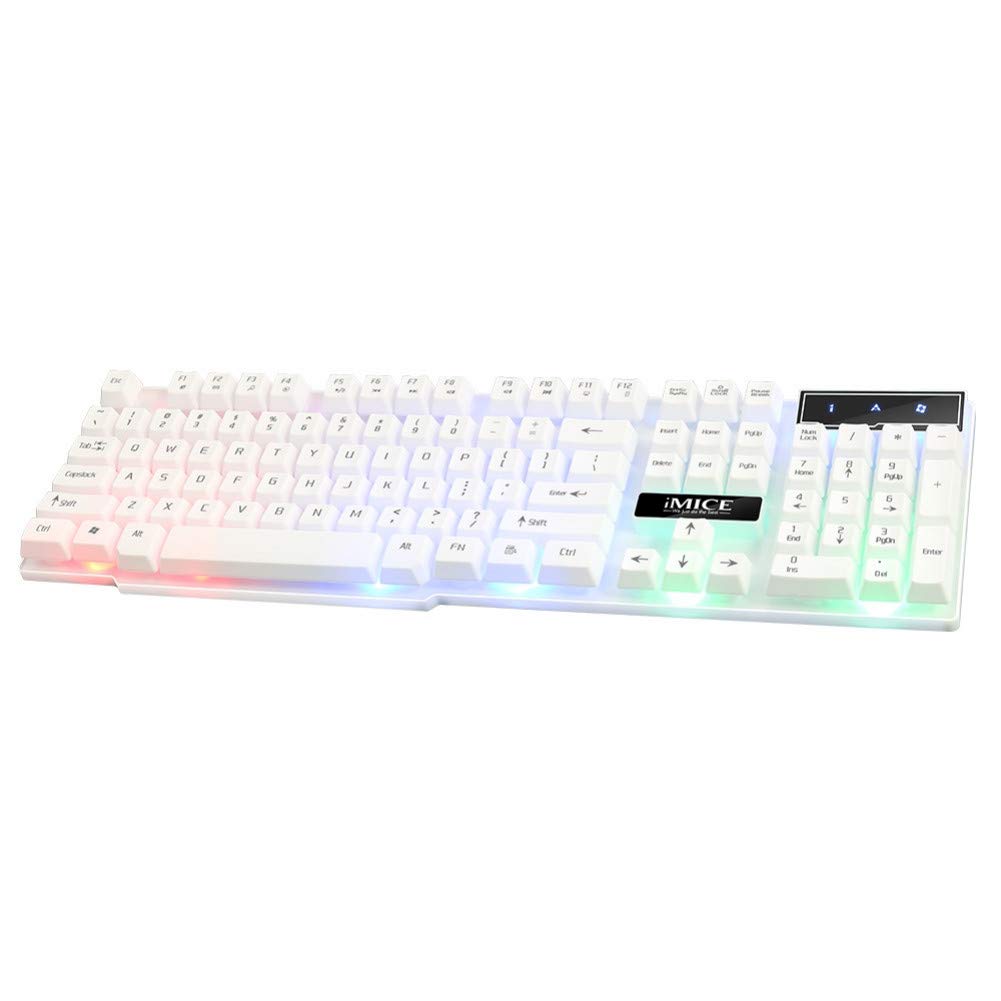 Keyboard Game Backlit Gaming Mechanical Keyboard With Backlight Rgb Gamer for Computer Pc Laptop Led Keycaps Key Cap Board Keybord
