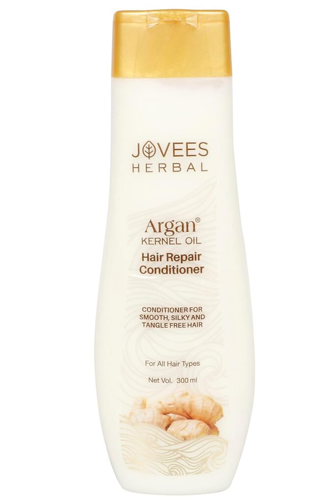 Jovees Herbal Argan Kernel Oil Hair Repair Conditioner For Smoothens, Silky And Tangle Free Hair | Repairs Dry & Damaged Hair | Suitable for All Hair Types- 300ml