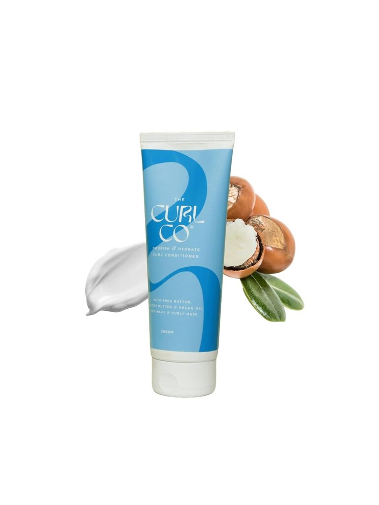 TheCurlCo Nourishing & Hydrating Conditioner| Enriched With Shea & Jojoba Butter No Sulphates,Silicones,Parabens,Alcohol, Mineral Oils Great For Curly, Wavy, Dry, Frizzy & Damaged Hair|200 G, 1 Count