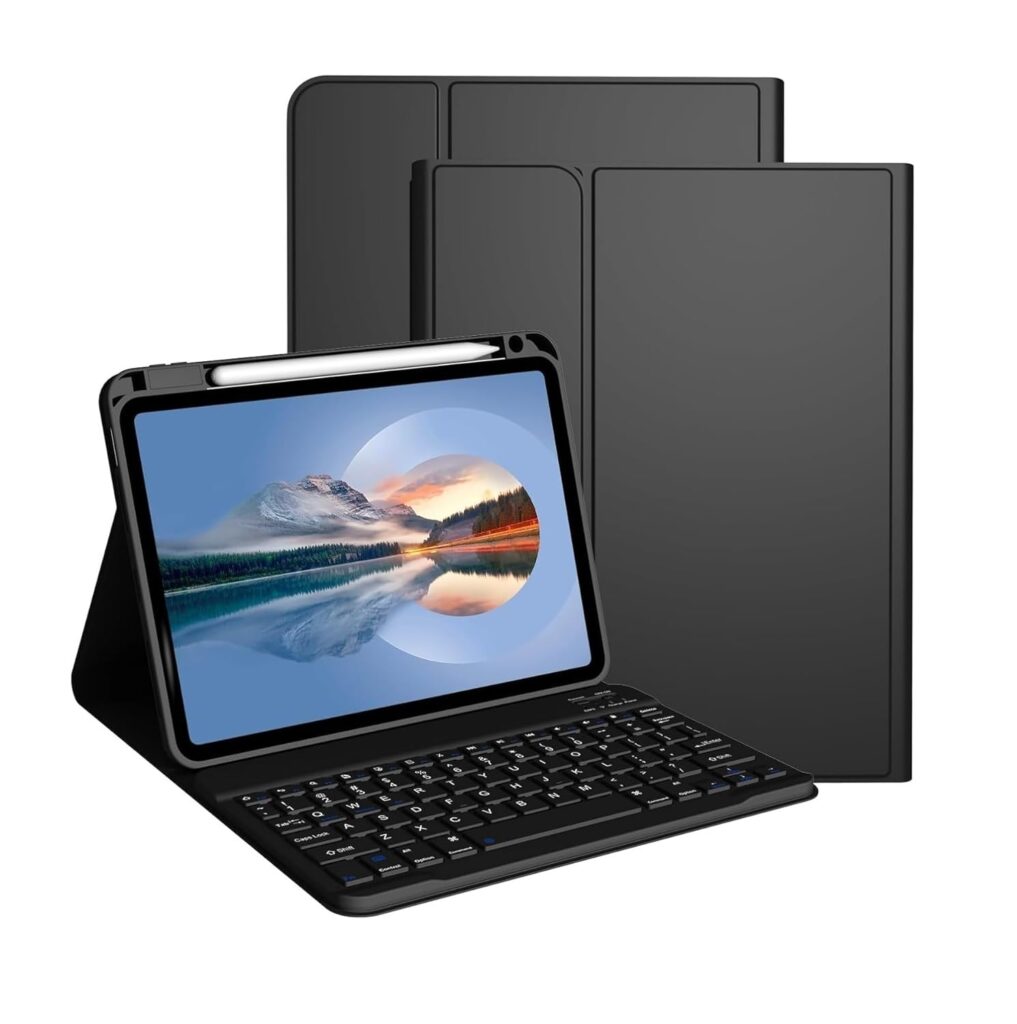 typecase Keyboard Case for OnePlus PAD 2 (12.1 inch) only with Pencil Hoolder, 3-Viewing Angle, Stand Cover, Magnetically Detachable Wireless Bluetooth Keyboard Cover for OnePlus PAD 2 (12.1 Inch)