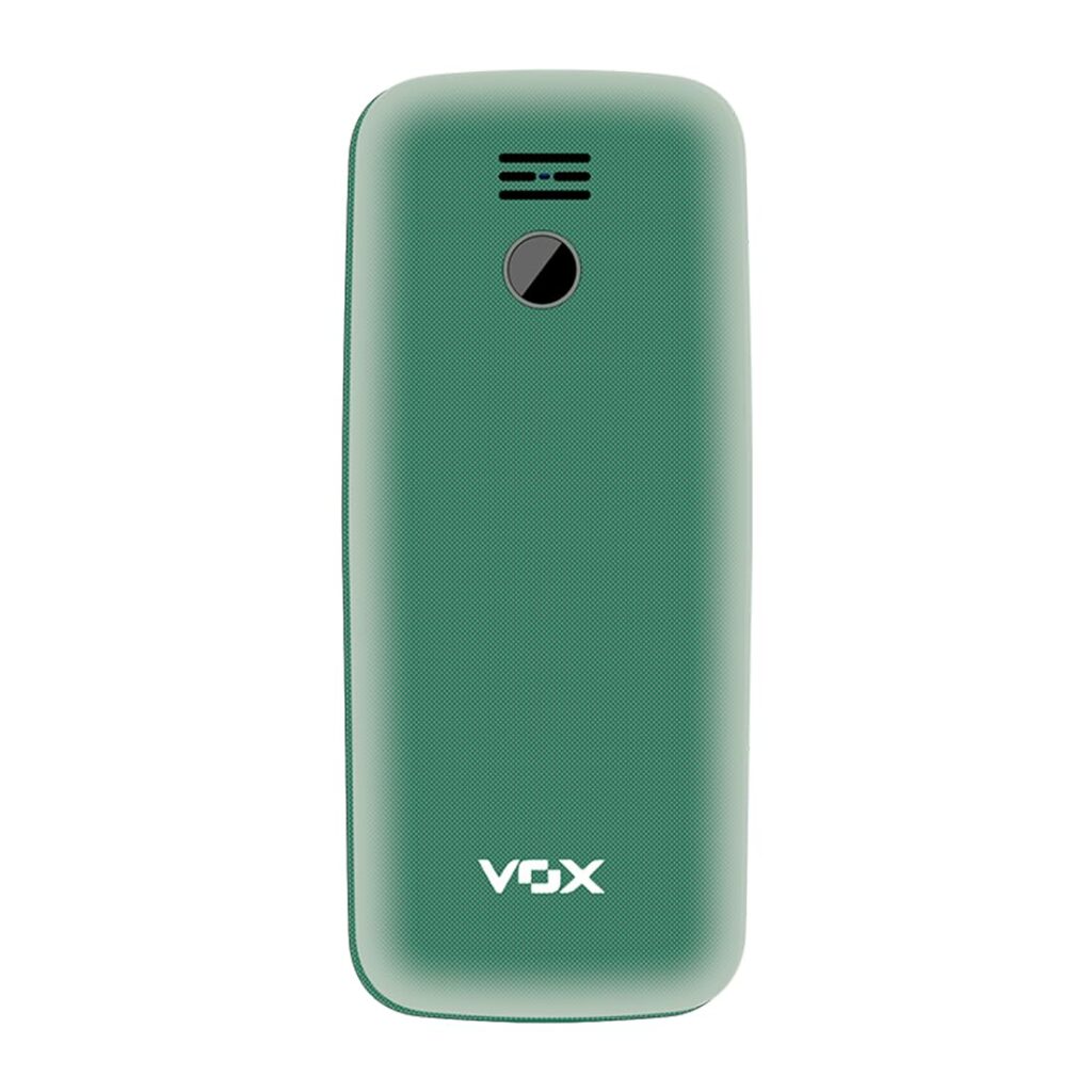 Vox V19 Keypad Mobile Phone - 1.8" Display, FM Radio, MP3 Player, 1000mAh Battery, King Talker & Contact Icon - Stylish Forest Green