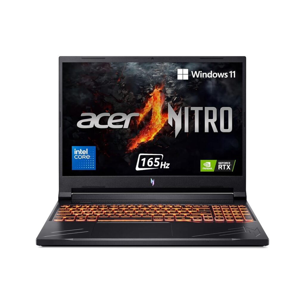 Acer Nitro V 16 Gaming Laptop 14th Gen Intel Core i7-14650HX with RTX 4050 Graphics, 144Hz Display (16GB DDR5/512GB SSD/Windows 11 Home/Wi-Fi 6),16"(40.6cms) WUXGA ANV16-72