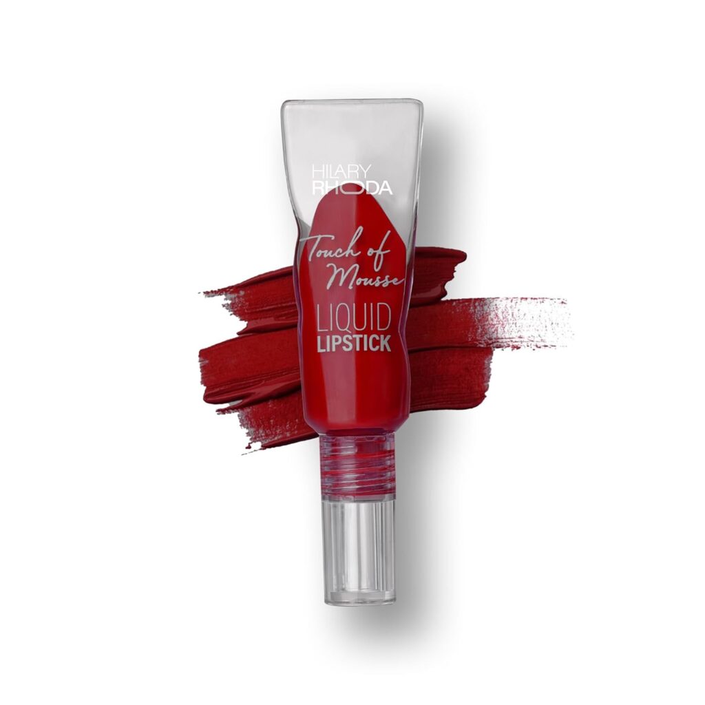 Hilary Rhoda Touch Of Mousse Lipstick | Matte Finish & Long Lasting | Infused with Vitamin E | Weightless & Mousse Finish | Smudge & Waterproof | Vegan - 5ml (Wild Wine - Shade 10)