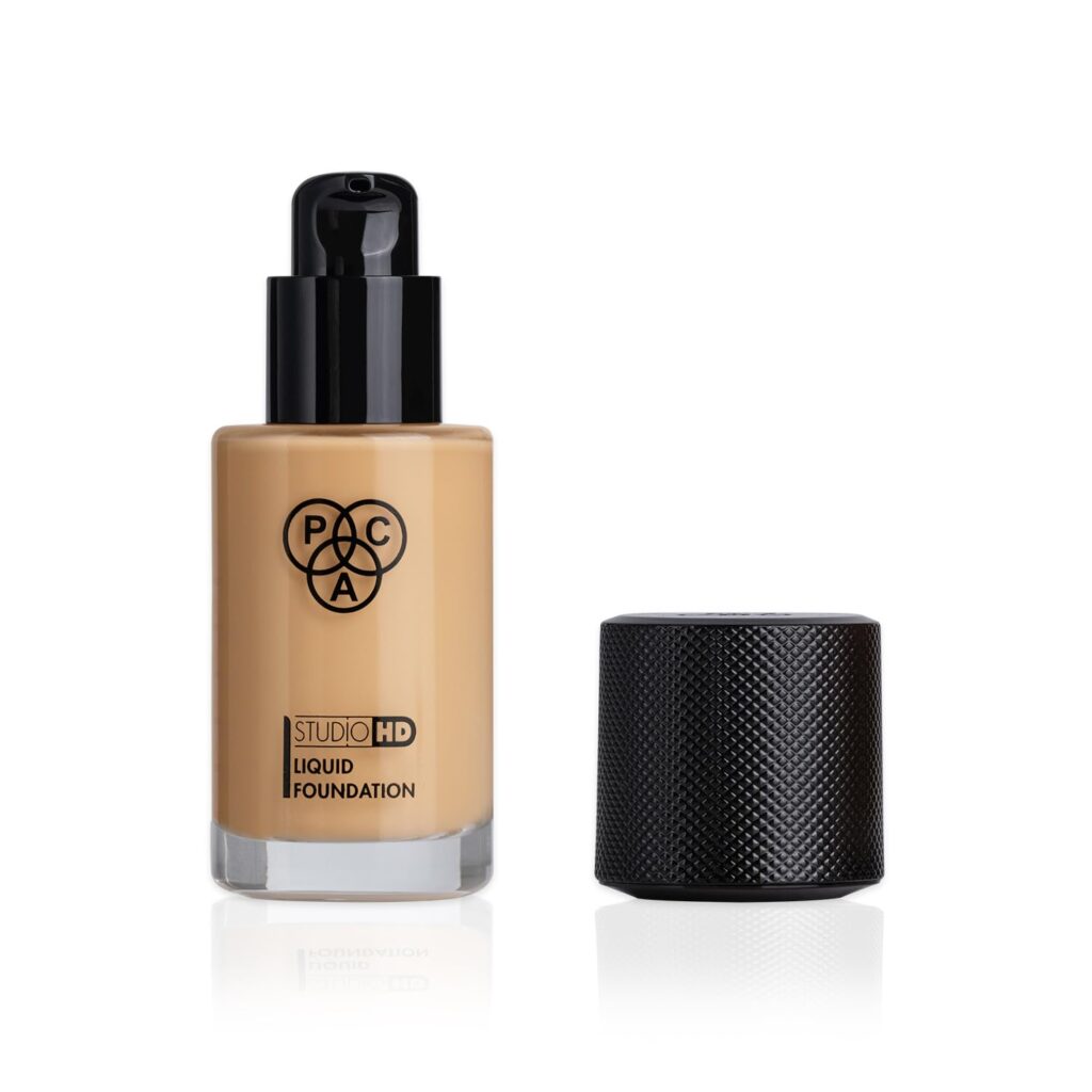 PAC Studio HD Liquid Foundation (1.3) | Lightweight Dewy Satin Finish | Medium to Buildable Coverage | Natural Second Skin like Finish | Suitable for all Skin Types - 28ml