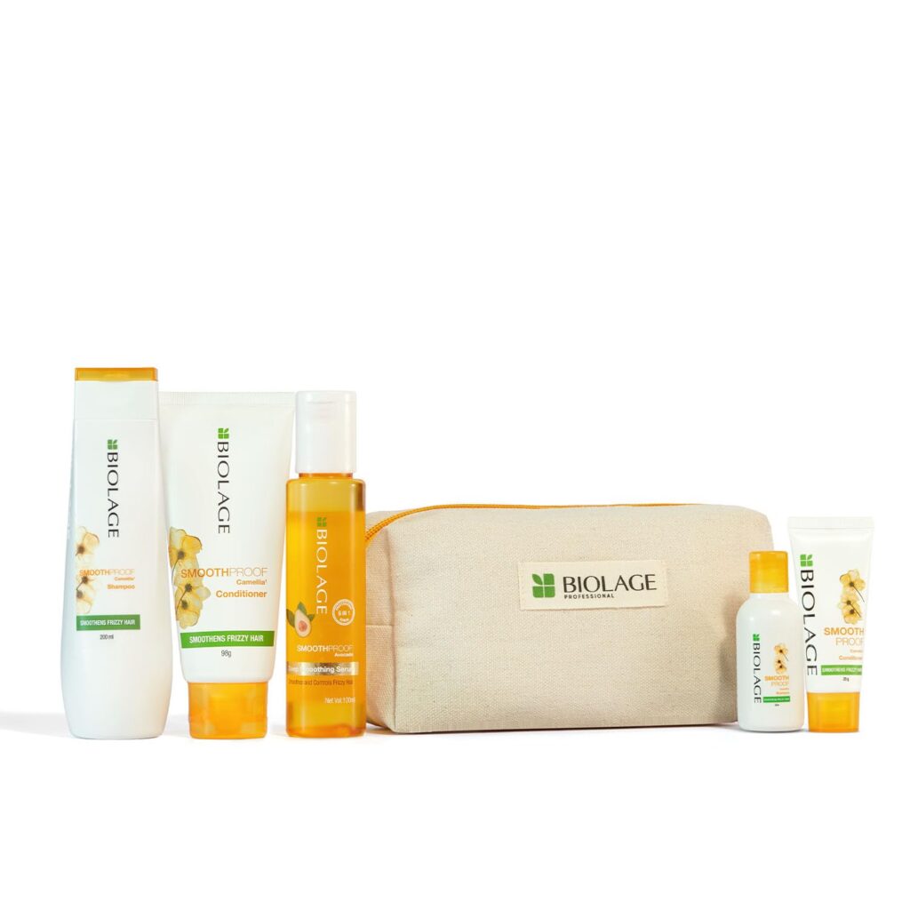 Biolage Smoothproof Home Spa Kit with Anti-Frizz Serum