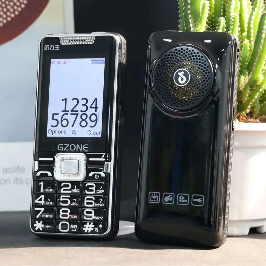 Large Button Cell Phone with SOS Emergency Dialer, Dual SIM, Super Loud Speaker & Long Battery Life