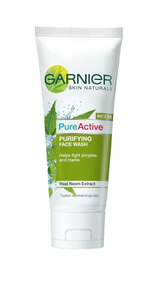 Garnier Skin Naturals Pure Active Neem Face Wash, 100gm