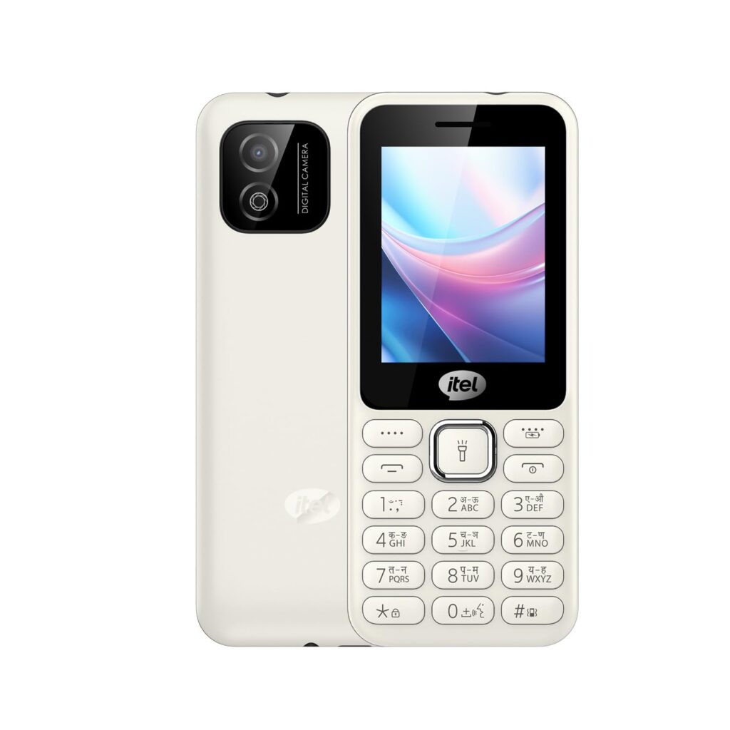 it5027 Slim with 2.4" Big Display, 1200 mAh Battery, Kingvoice, Type-C Charger, Ultra-Slim with 11mm Thickness & VGA Rear Camera | White