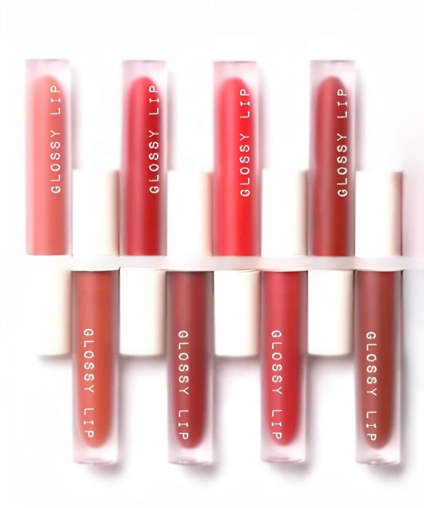 Glowhouse Kiss Proof Liquid Lipstick Gift Set of 4 x 2ml | Smudge & Transfer-Proof | Intense Moisturisation | Just Nude + Berry Nude + Mocha Madness + Cherry Pop | Lipsticks for Women | Lipstick Gift Set | Lipstick Combo Set OF 4 (MATTE, 2 ML X 4)