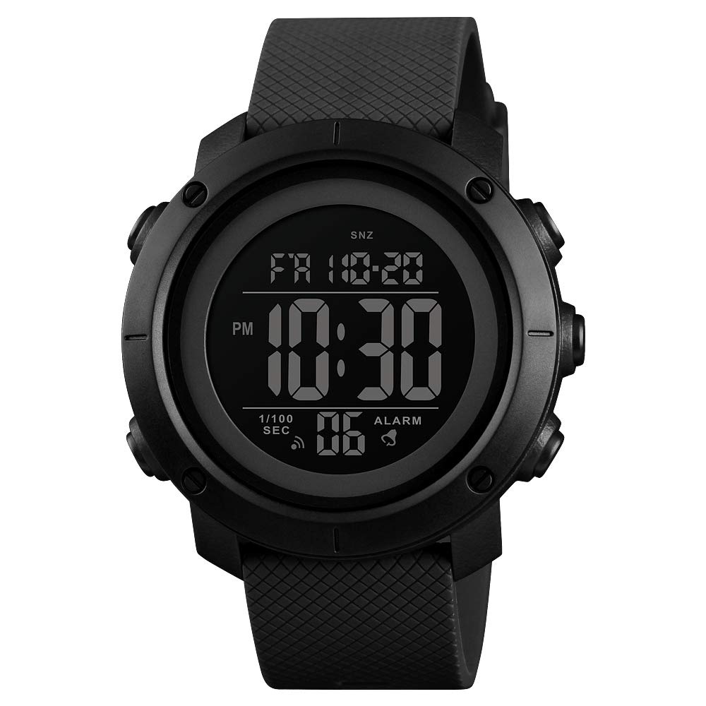 SKMEI Men's Digital Sports Watch 50m Waterproof LED Military Multifunction Smart Watch Stopwatch Countdown Auto Date Alarm