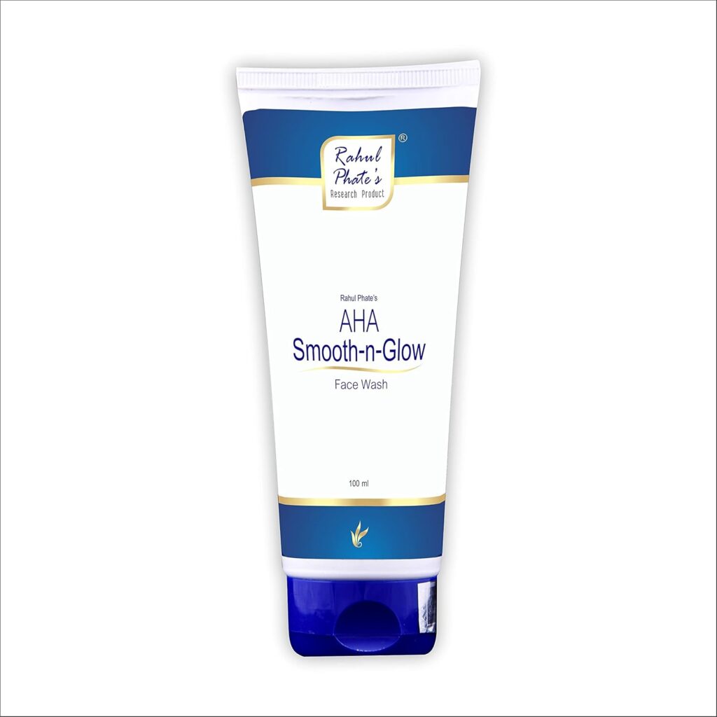 Rahul Phate's Research Products AHA Smooth-N-Glow Face Wash| For Women & Men 100ml