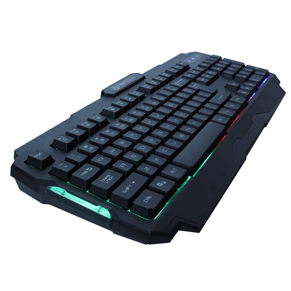 Keyboard Professional Usb Wired Led Backlit Gaming Keyboard 104 Keys for Laptop Computer