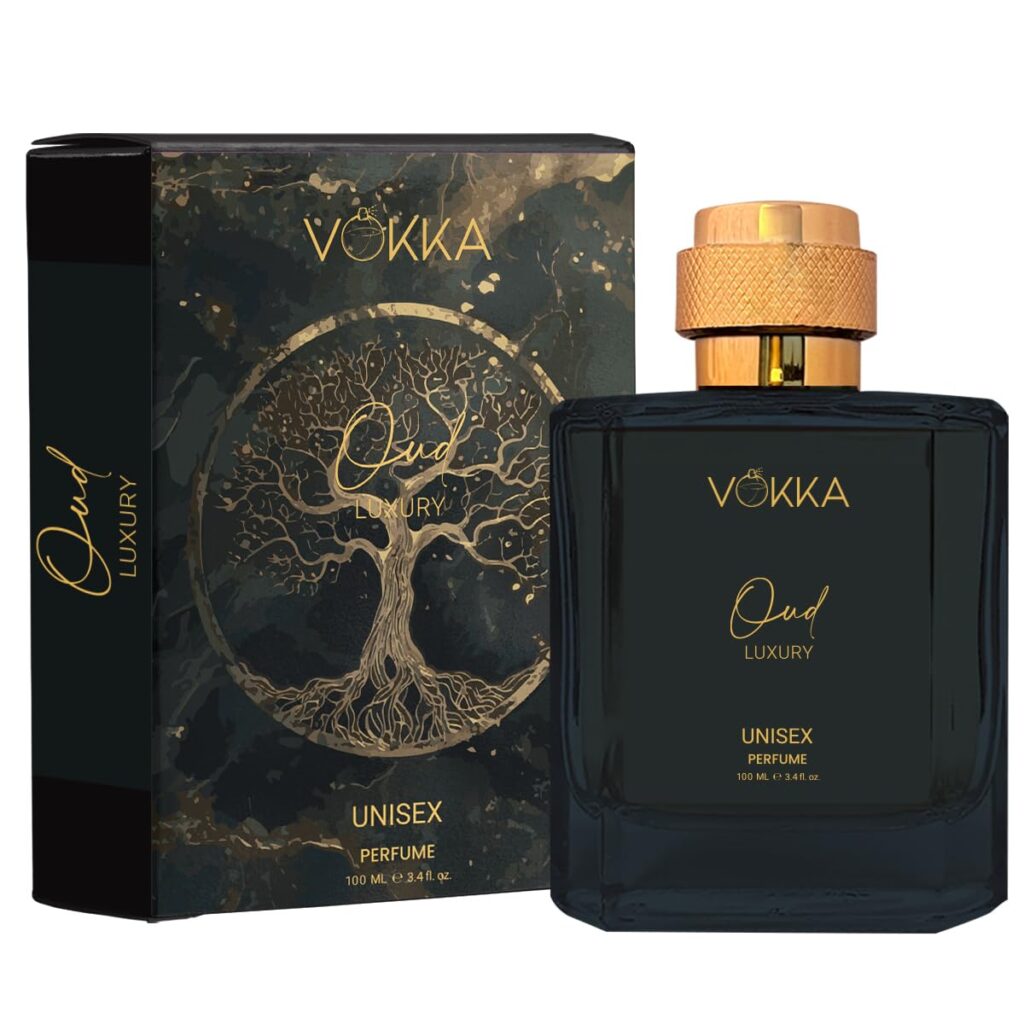 Vokka Oud 100 ml | Unisex Luxury Long Lasting Smokey Perfume For Men And Women | Woody Pleasant Scent Eau De Parfum | EDP Fragrance for Gift | Notes: Spicy Sandalwood Agarwood