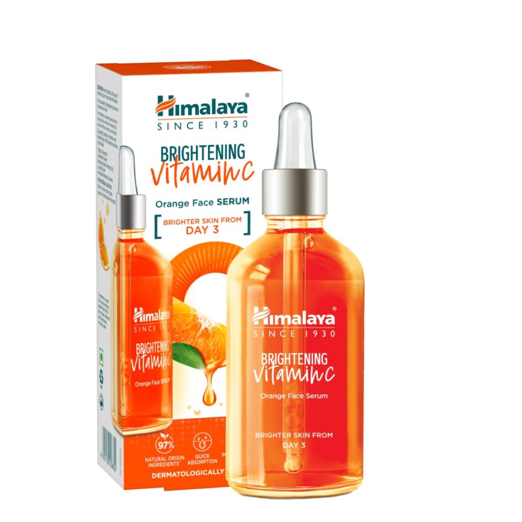 Himalaya Brightening Vitamin C Serum I 5X Vitamin C & 10 X Niacinamide I Brighter Skin from Day 3 | 15 ml