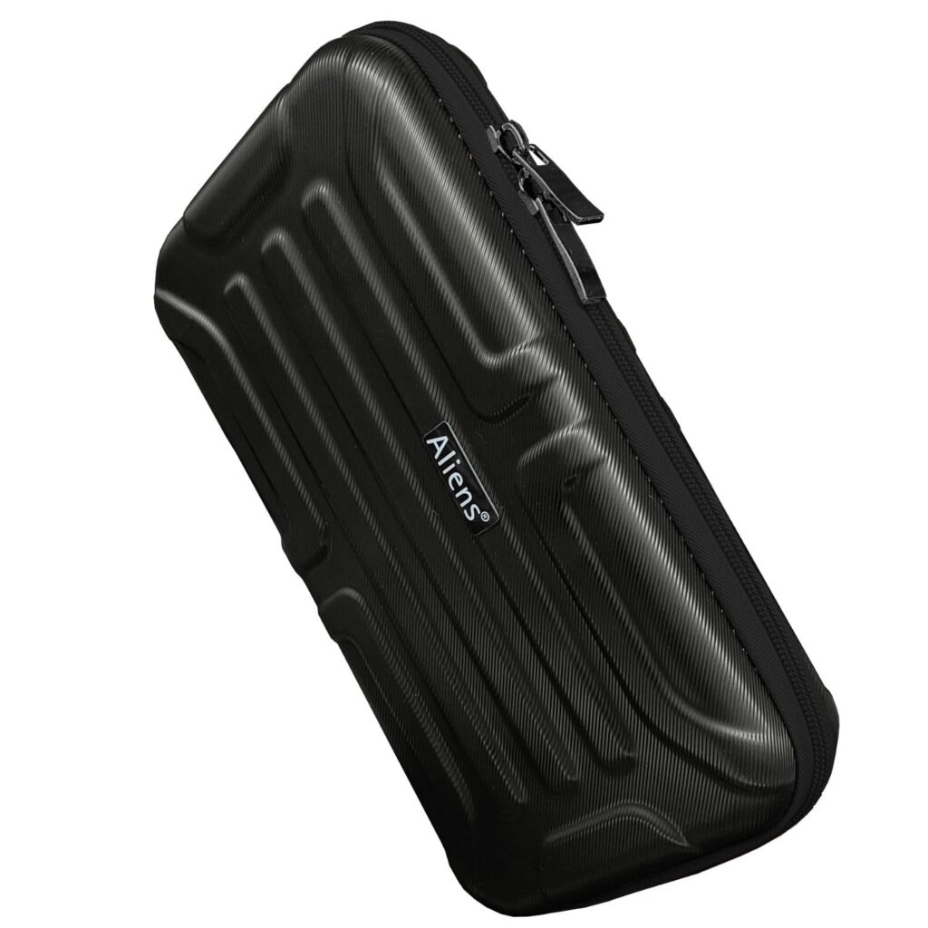 Aliens Large Travel Gadget Organiser Case Bag, Hardshell ABS Material, Shockproof, Water-Resistant Travel Storage Pouch for HDD/SSD, Gadget Organiser, Cable,Charger,Smartphone,airpods,Power Bank-Grey