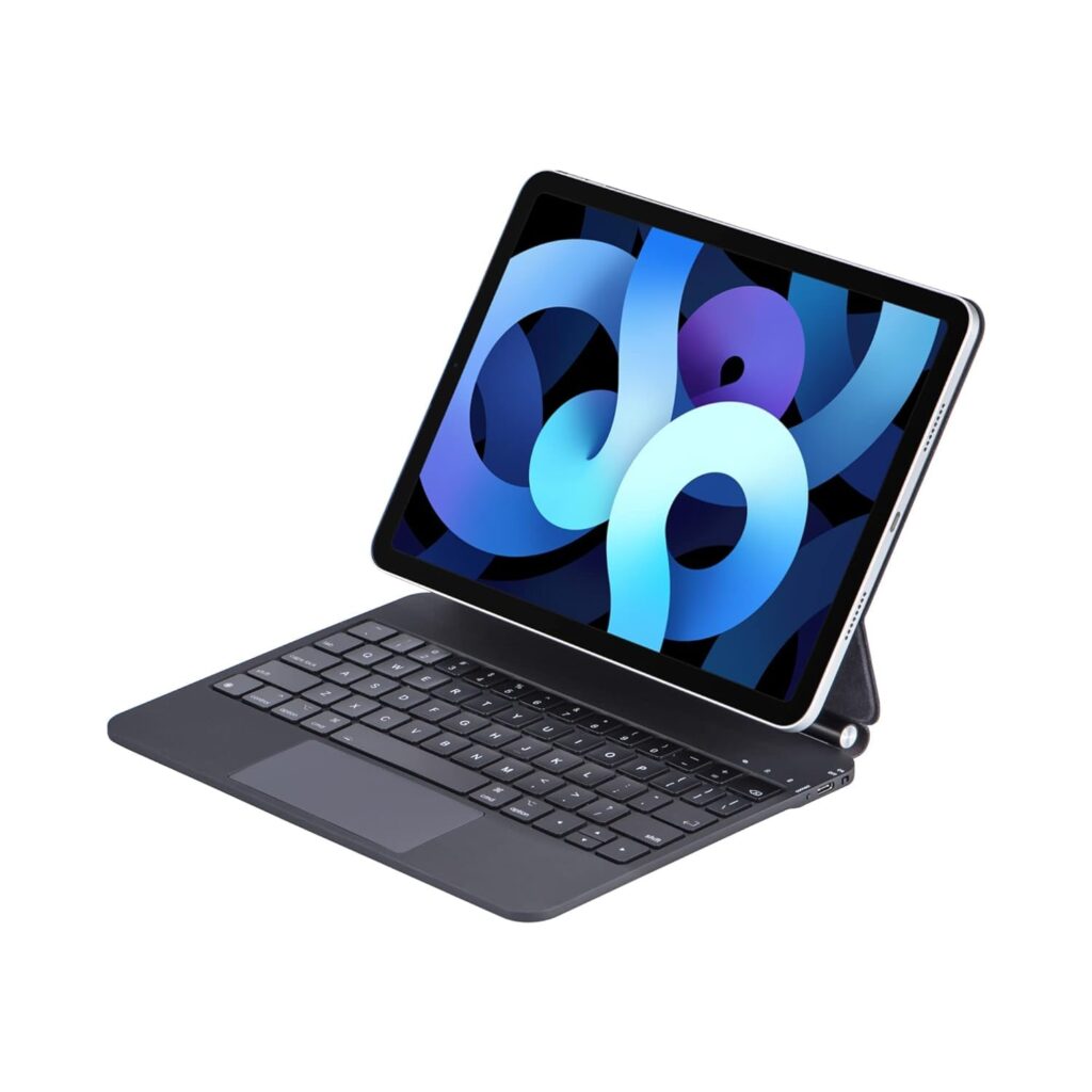 Magic Magnetic Keyboard for iPad Pro 11 Inch 4th Gen 2022 iPad Pro 11" 3rd & 2nd & 1st Gen, Slim Keyboard Cover, 3 Brightness Levels, Multi-Touch Trackpad for 10.9-inch Air 5th Gen Air 4 - Black