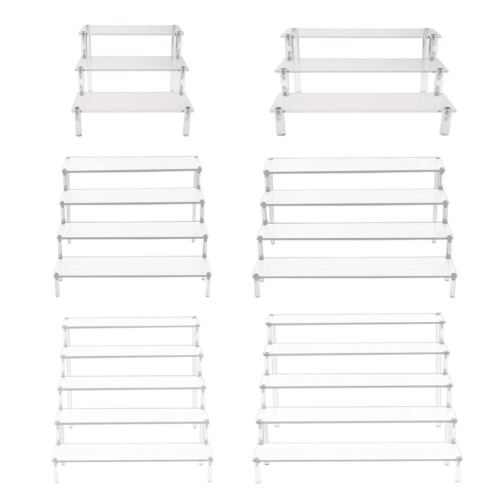 TOG Clear Acrylic Display Riser Stand Perfume Cosmetics Holder for Decoration 29.5x27.5x15cm|Toys & Hobbies | Action Figures | TV, Movie & Video Games'