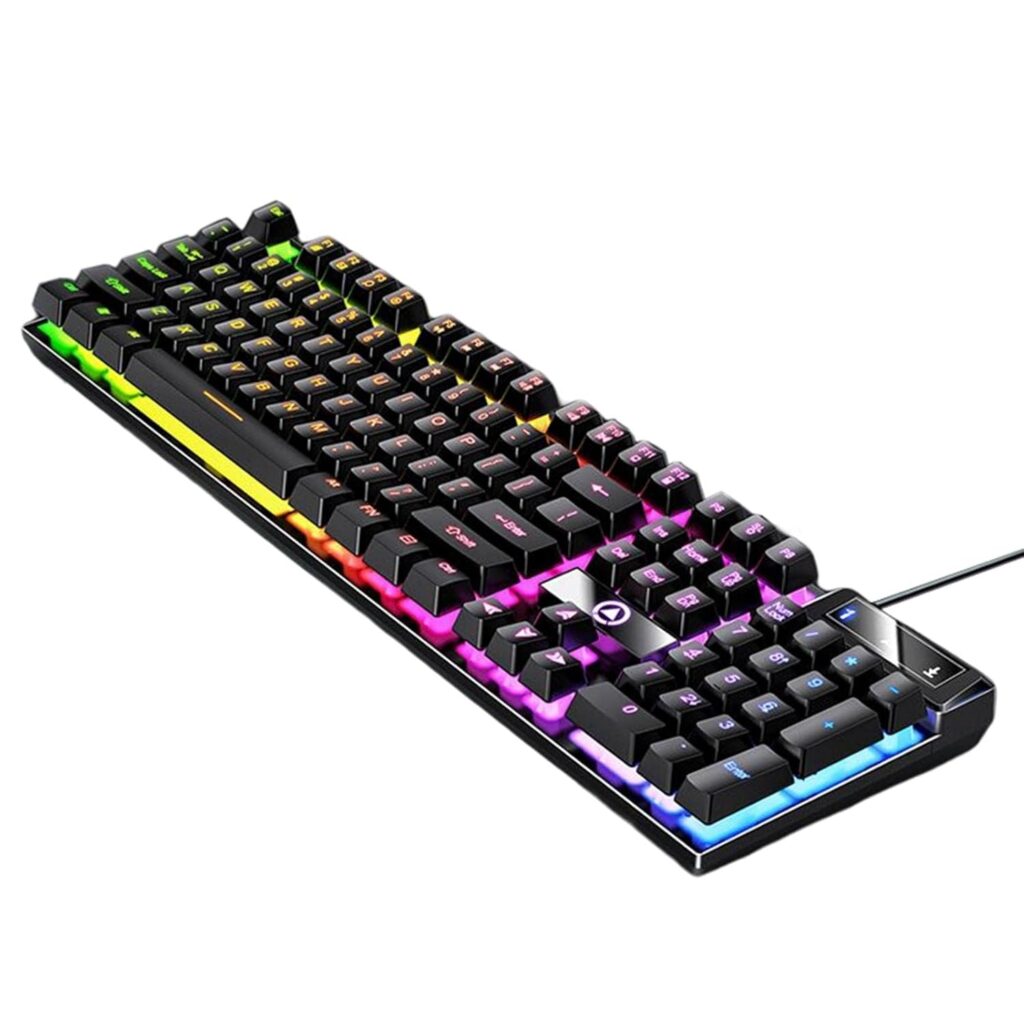 CALANDIS® Mechanical Gaming Keyboard USB RGB Backlit for Pc Game Office Black