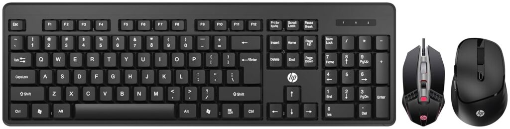HP K160 Wireless Keyboard/Quick Comfy accurate/12 Fn Shortcut Keys/Plug and Play USB/ 3 Years Warran