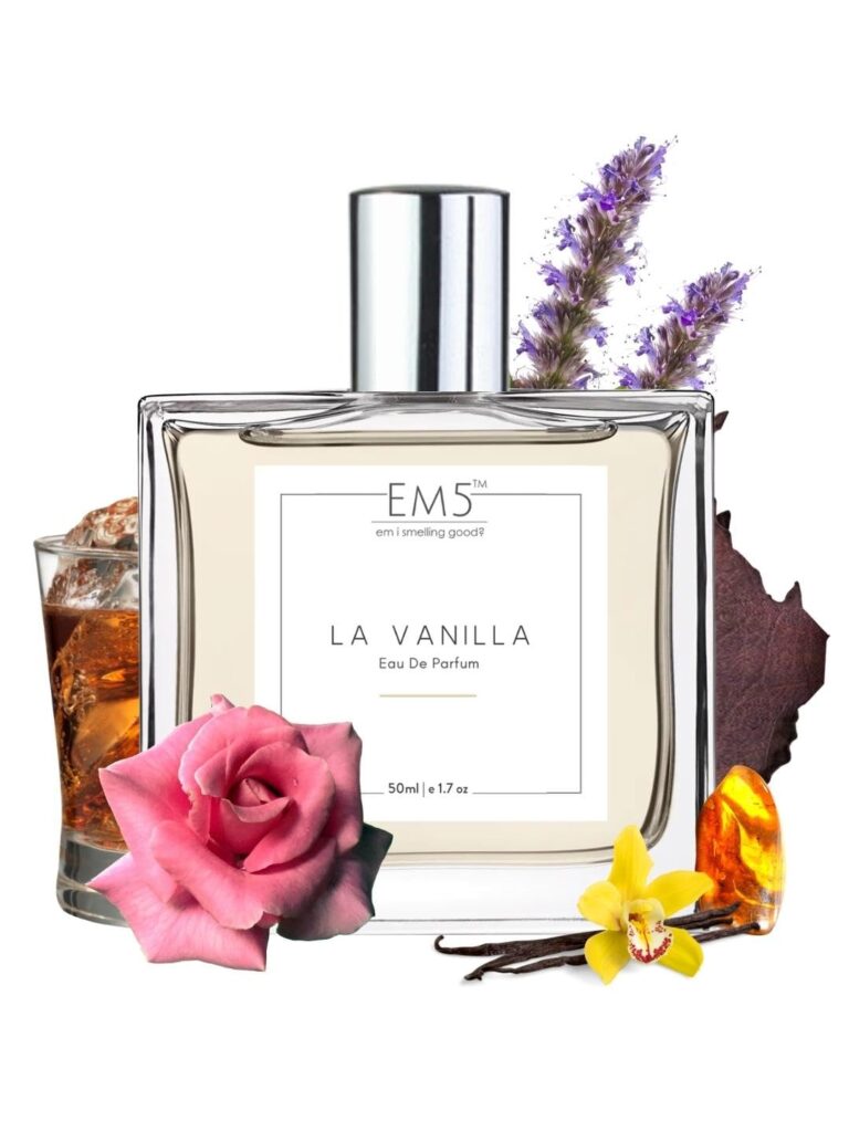 EM5 La-Vanilla Perfume for Women | Vanilla Warm Spicy Fragrance | EDP Strong and Long Lasting Fragrance | Luxury Gift for Women