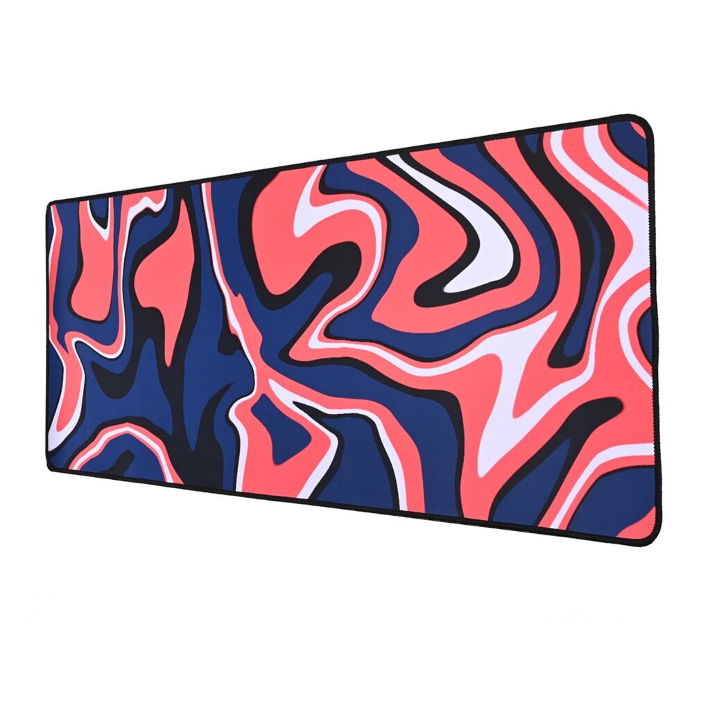 SPIN CART Extended Gaming Mouse Pad, Long Big Desk Table Mat with Non- Slip Rubber Base Mousepad for Keyboard Laptop PC