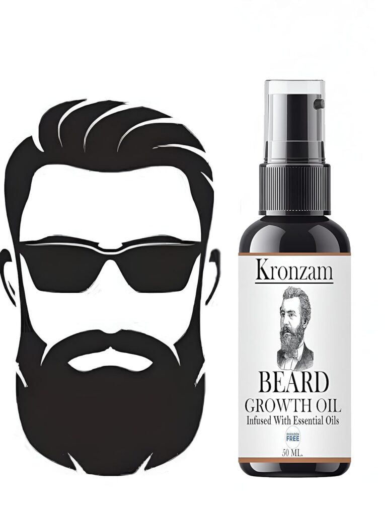 faster beard growth and thicker beard | Non Sticky| Best Beard Oil | Nourishes & Strengthens Uneven Patchy Beard & Moustache For Man