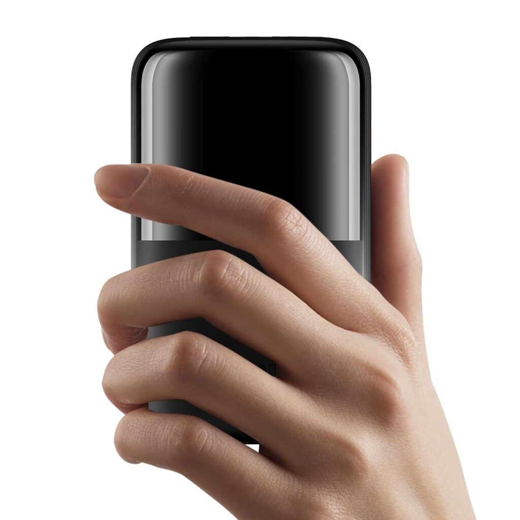 boAt EnergyShroom PB400 Turbo X 20000mAh Power Bank (2 Input & 3 Output Ports)| 35W 2-Way Fast Charging |Built-in 2-Way Type-C Cable |Pass-Through Charging | Lightweight & Travel-Friendly(Sable Black)