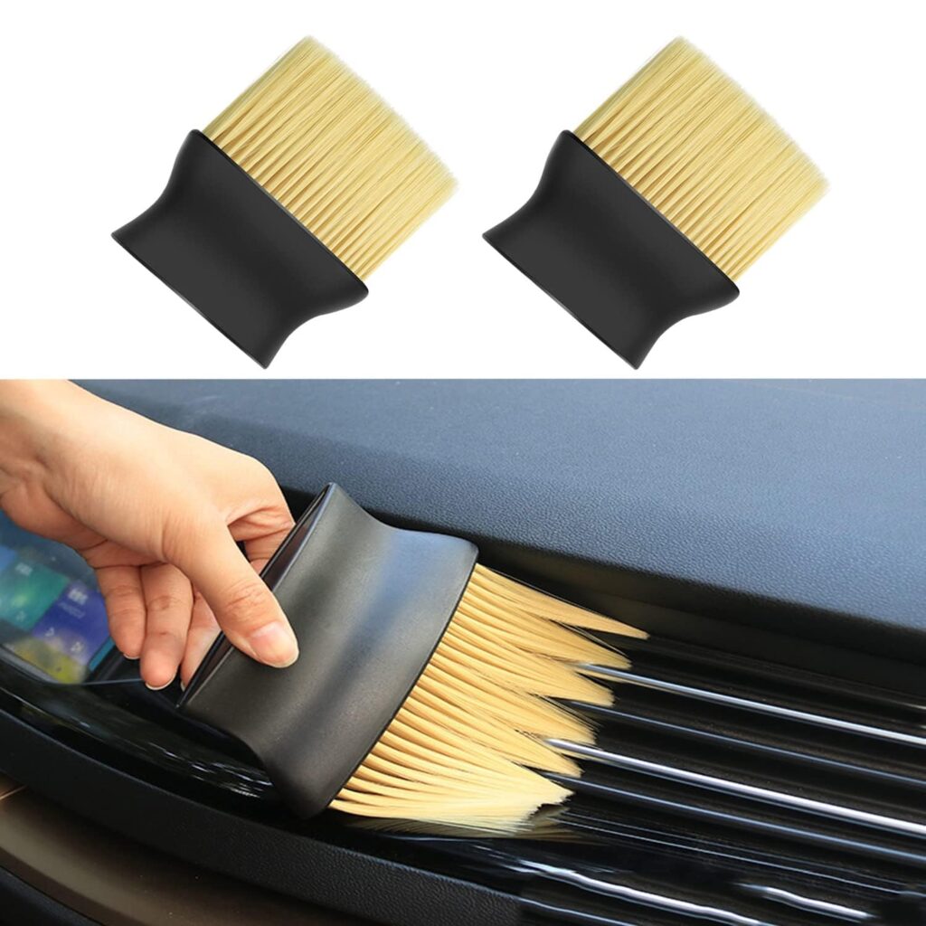 Jannam Car Interior Ac Vents Cleaning Soft Brush, Cleaning Tool Brush | Cleaning Brush Dusting Tool for Car, Home, Office, Computer, Keyboard