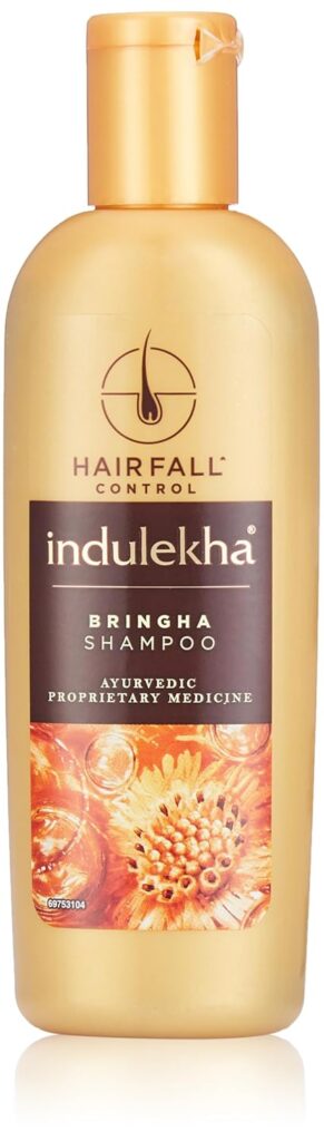 Indulekha Bringha Ayurvedic Shampoo 100 Ml, For Hair Fall Control, With Bringharaj Extracts, Amla, Shikakai - Paraben Free, For Men & Women.