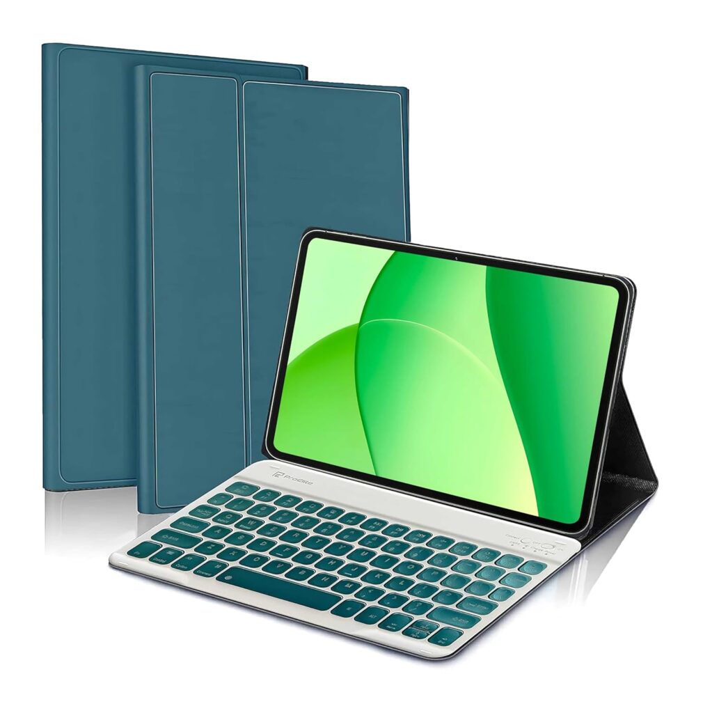 ProElite Keyboard case for Oppo Pad SE 11 inch, Magnetic Detachable Wireless Bluetooth Keyboard for Oppo Pad SE 11 inch, Dark Green