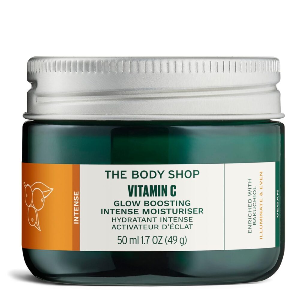 The Body Shop Vitamin C Glow Boosting Moisturizer | Boosts Skin Radiance | Hydrates & Softens Dull Skin | With Camu Camu Berries Rich in Vitamin C | Suitable for All Skin Types | 50ml