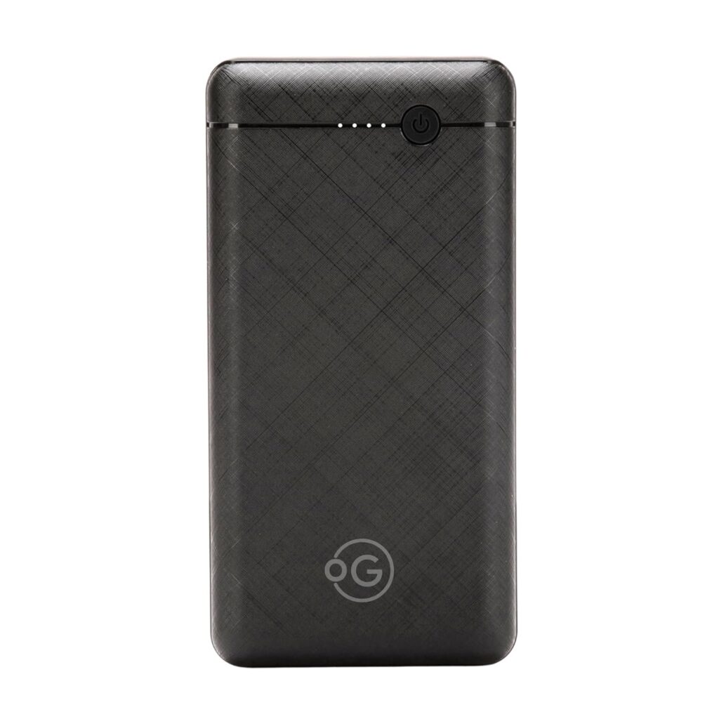 OOGE Energy 5 Power Bank 20000mAh | Fast Charging with Dual USB Output, Slim & Compact Design | Type-C & Micro USB Inputs | LED Indicator | Power Pulse Tech | BIS Certified (Black)