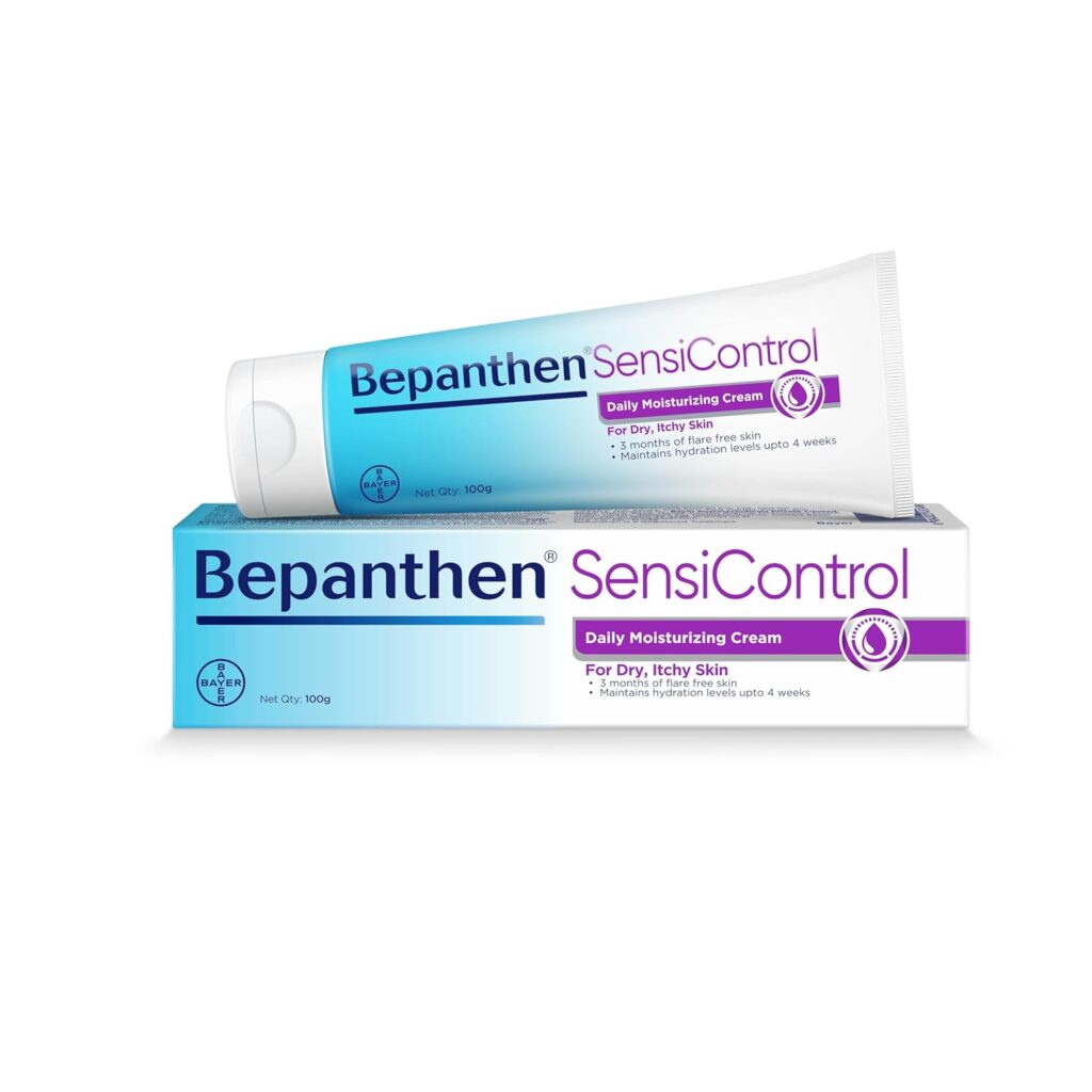 Bepanthen Sensi Control Daily Moisturizing Cream, Worlds No.1 Skincare Brand, For Dry & Sensitive Skin, 100 gm
