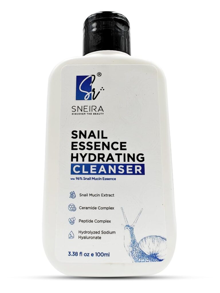 SNEIRA Snail Essence Face Wash with 96% Mucin – Hydrating Cleanser for Glowing Skin & Deep Moisture | Suitable for All Skin Types |100 ML
