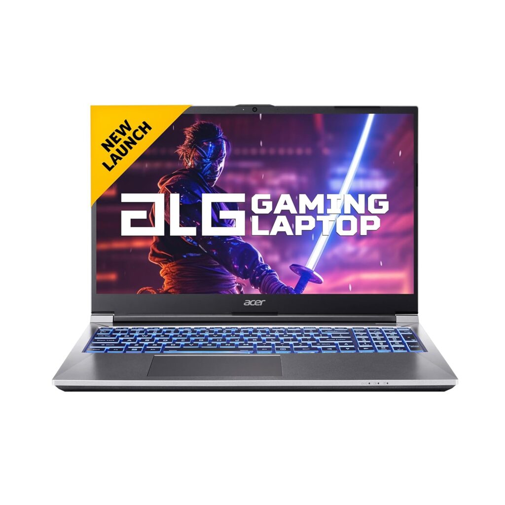 Acer ALG Gaming Laptop, 13th Gen Intel Core i7 Processor, 16GB DDR4, 512GB SSD, 6GB RTX3050 Graphics, 144Hz, Win11Home, WiFi 6, 15.6" FHD Display, Steel Gray, 1.99KG