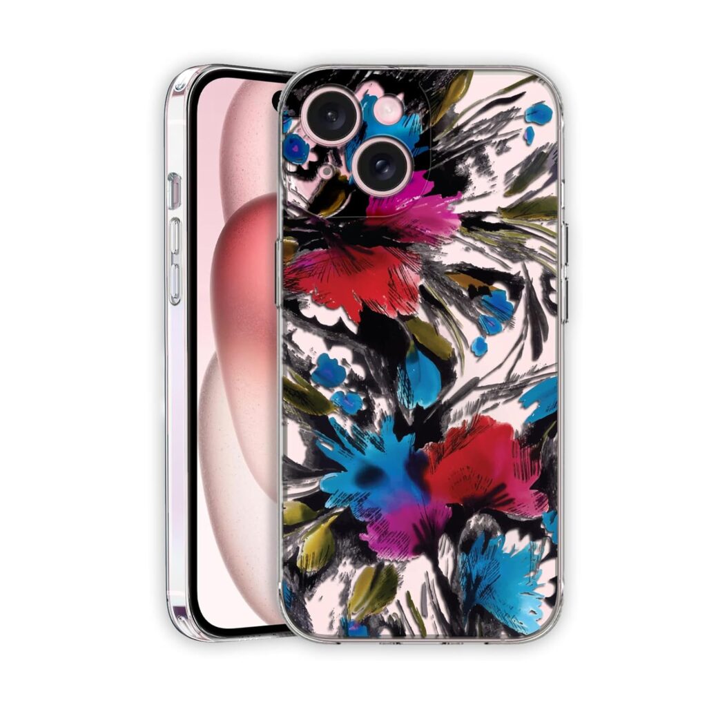 Amazon Brand - Solimo UV Printed Soft Flexible Transparent Back Cover for Apple iPhone 15 Plus - D1170