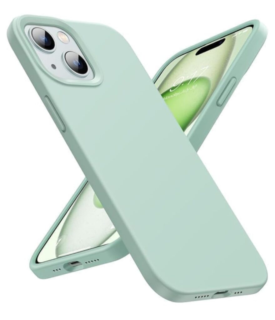 Back Case Compatible with iPhone 15 Plus Slim, Shockproof, Mags@fe (Sky Blue)
