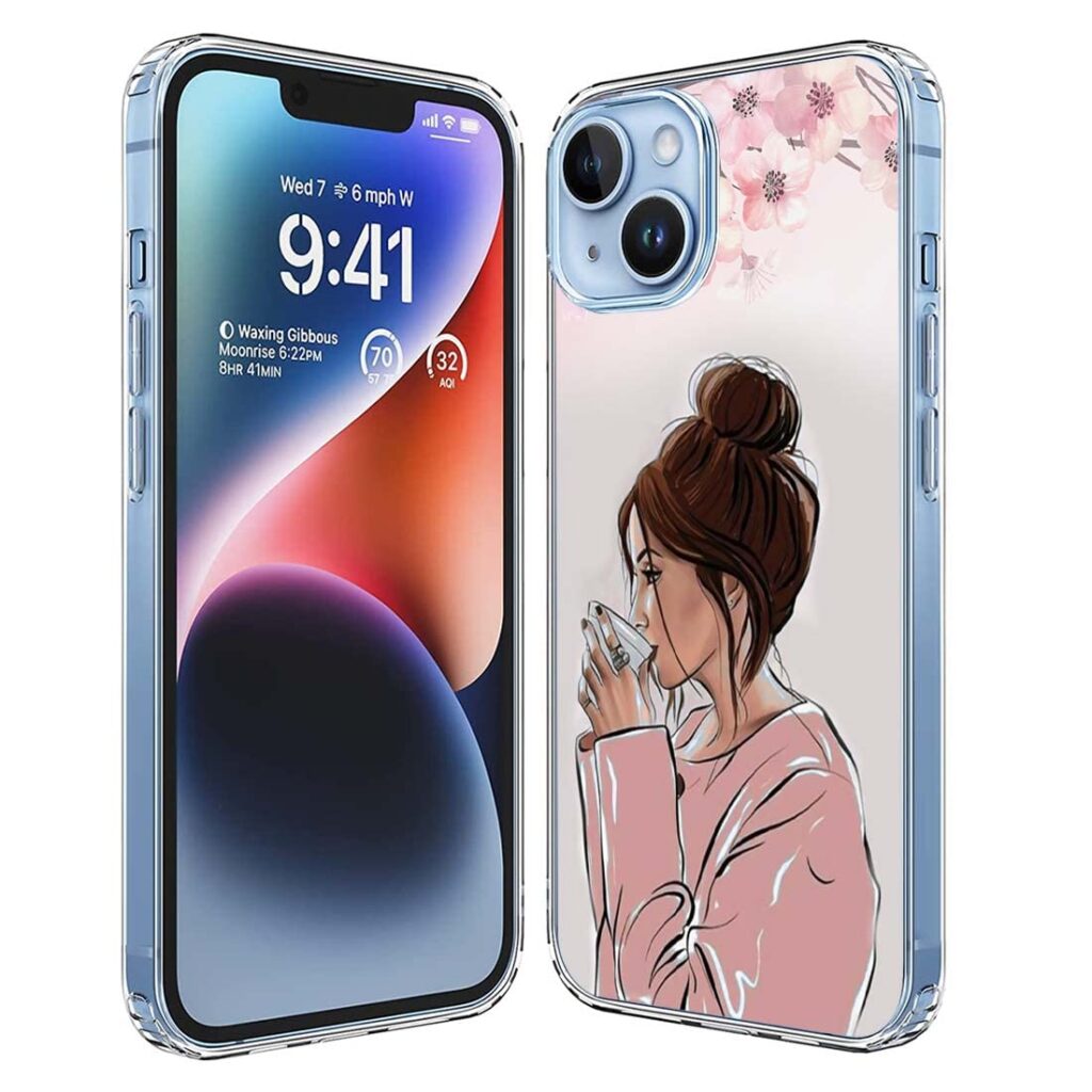 Fashionury Printed Back Cover Case Compatible for Apple iPhone 14 Plus Back Cover for Apple iPhone 14 Plus -D0052