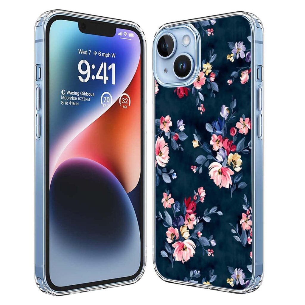 Fashionury Soft Silicon Slimfit Back Cover for Apple iPhone 14 Plus Stylish Printed Back Cover for Apple iPhone 14 Plus -D0043