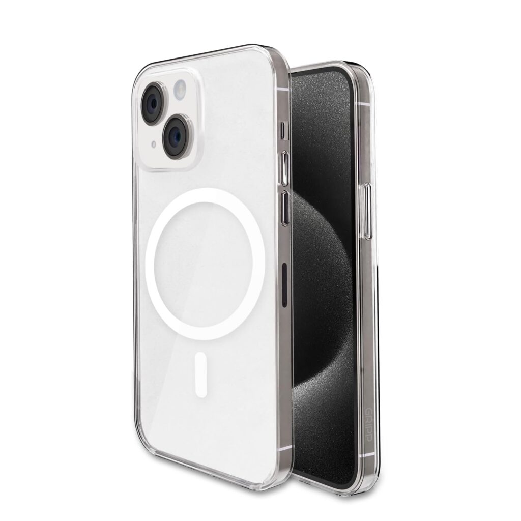 GRIPP Ice Frost with Mag-Safe Case for iPhone 15 Plus | iPhone 14 Plus (6.7") 5H Scratch Resistant & Dual Layer Protection with Ultra Hard PC & Soft TPU Bumper & Shock-Proof Back Cover - Clear Frost