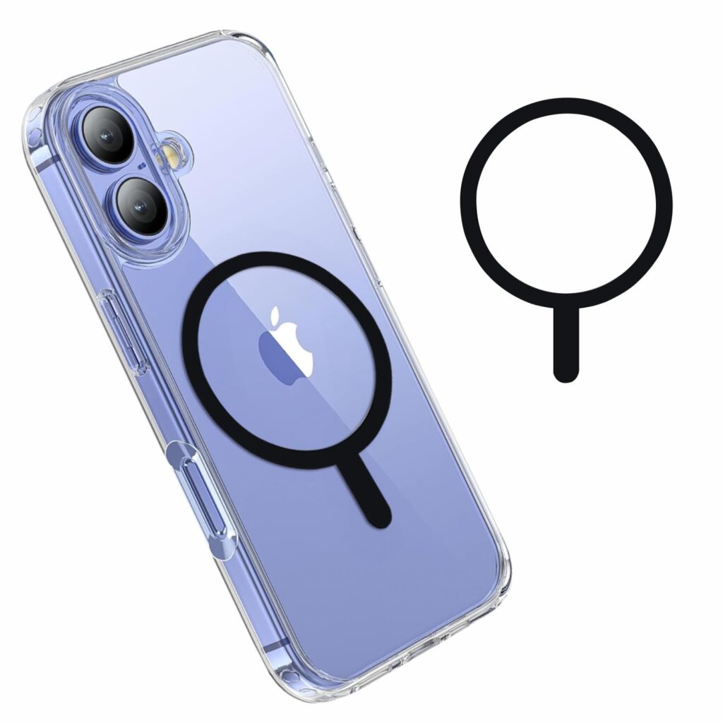 Humble Universal MagSafe Ring 360 Kit – Universal Magsafe Ring Sticker, Magnetic Conversion Kit– Compatible with iPhone Series 16/15/14/13/12, Samsung Galaxy Series S20/ S21/ S22/ S23/ S24/ S25– Black