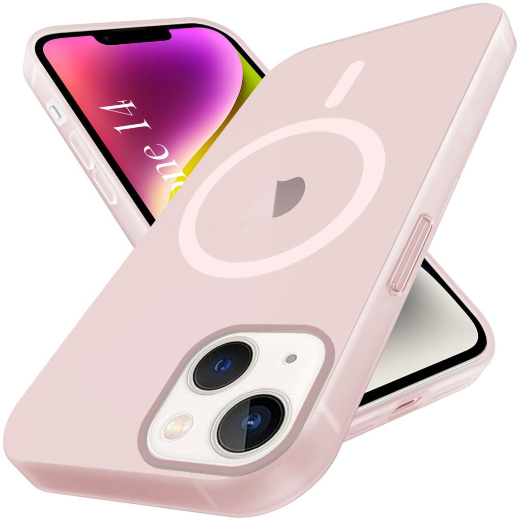 Jkobi Back Cover Case for Apple iPhone 14 (Frosted Matte Feel | MagSafe Compatible Wireless Charging | Polycarbonate Material)