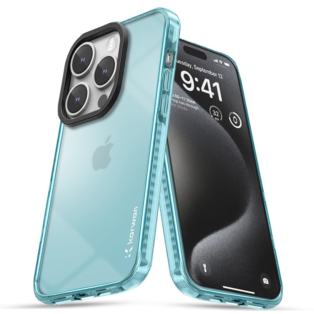 KARWAN® Back Cover|iPhone 14 Pro Max Back Cover |Polycarbonate Material| Full Camera Protection |Perfectly Fit| Case for iPhone 14 Pro Max - Blue
