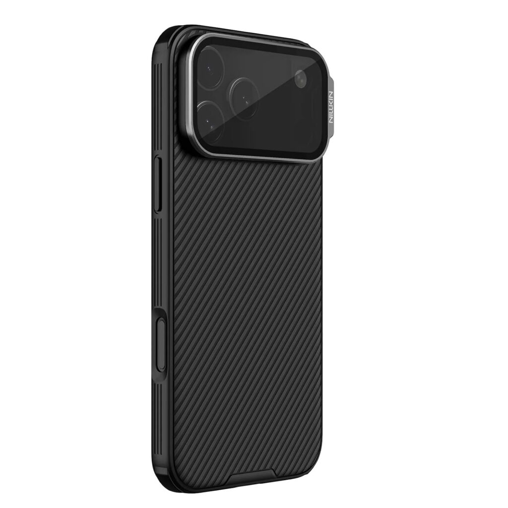 Nillkin Case for Apple iPhone 17 Pro Max (6.9" Inch) CamShield Prop Magnetic Flip Style Lens Camera Visible Protect Mobile Holder Stand Media View TPU + PC Black
