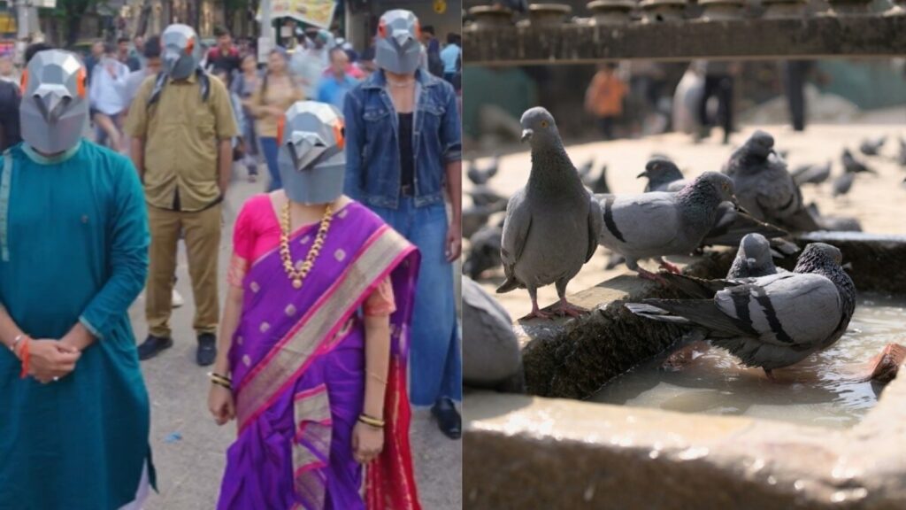 PETA India’s pigeon mask protest in Mumbai faces brutal criticism, animal rights group responds
