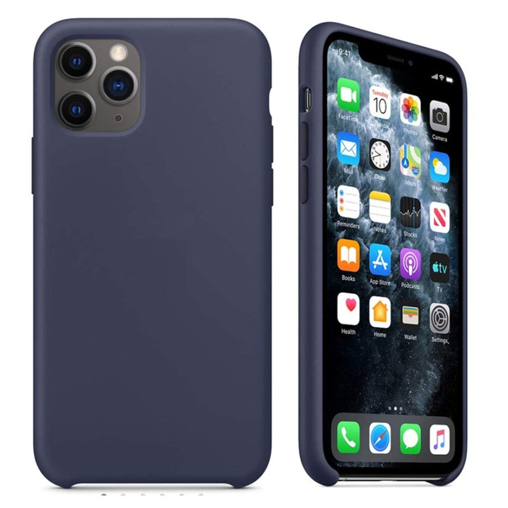 REALCASE iPhone 11 Pro Max Case,Liquid Silicone Case Back Cover Designed for iPhone 11 Pro Max 6.5 (S-Blue)